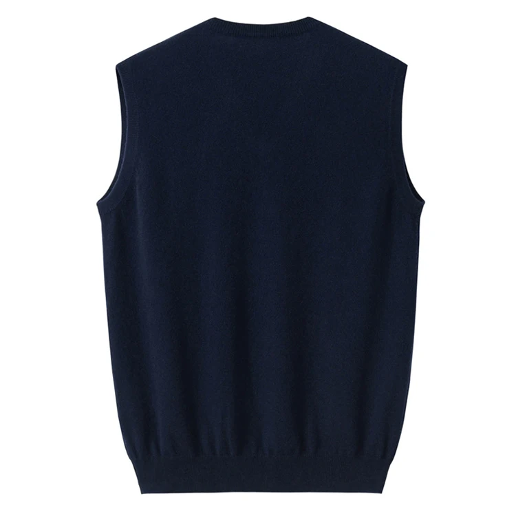 الرجال الصوف الكشمير الصلبة الخامس الرقبة أكمام البلوز سترة سترة أعلى