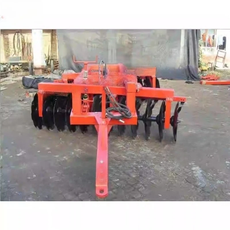 Tractor rear-mounted rake small hydraulic traction heavy rake agricultural field tillage integrated machine