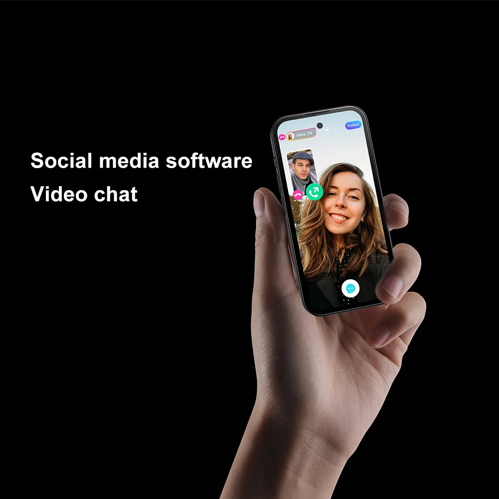 SOYES Q333 هاتف ذكي صغير 4GB RAM 64GB ROM أندرويد 12.0 Face Unlock 2000mAh 4G LTE Type-C OTG 3.58 بوصة شاشة هاتف صغير #6