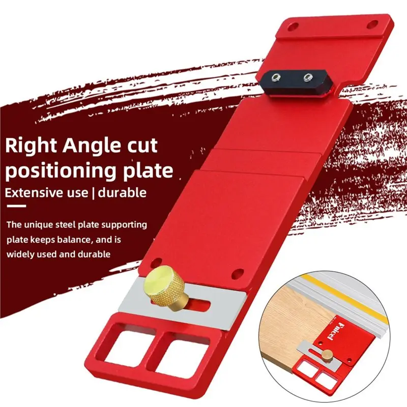 A69eguide Rail Compatible Woodworking 90 Degree Angle Stop For Electric Circular Saw