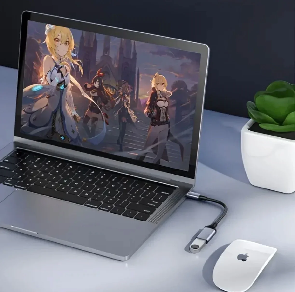 2 pacotes de conector USB-C de alta velocidade USB 3.0 para cabo adaptador OTG tipo C para smartphones e tablets, adaptador de telefone