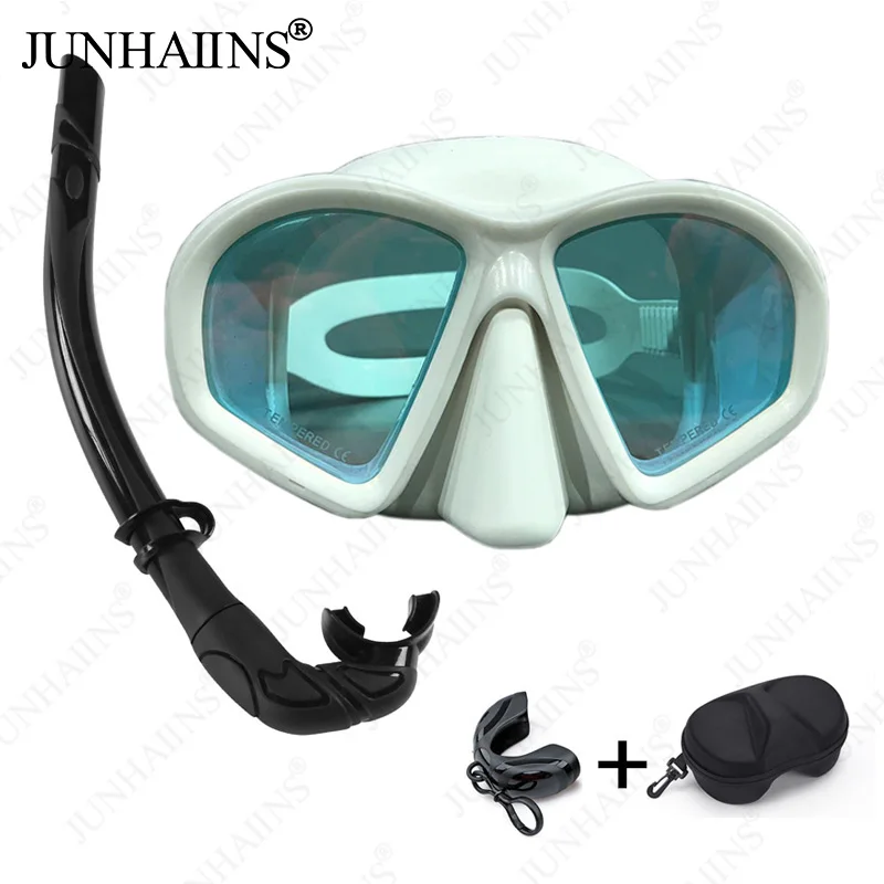 【Wielokolorowa】 Profesjonalna maska do nurkowania o niskiej objętości Maska do nurkowania ze szkła hartowanego Maska do nurkowania dla dorosłych Okulary do nurkowania Wodoodporne