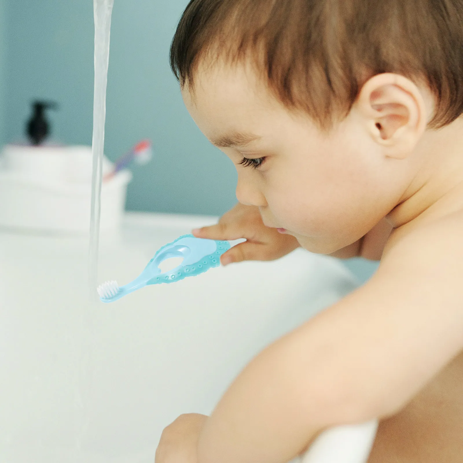 

2Pcs Kids Toothbrush Soft Bristle Manual Toothbrushes Comfortable Toddler Teeth Brush Creative Design Daily Use Children Teeth