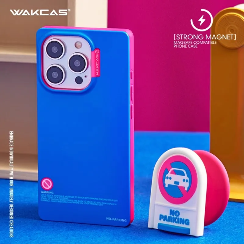 

Магнитный чехол для телефона WAKCAS без парковки iPhone 17, подходит для iPhone/Pro/Max 15 14, амортизирующий защитный чехол в штучной упаковке