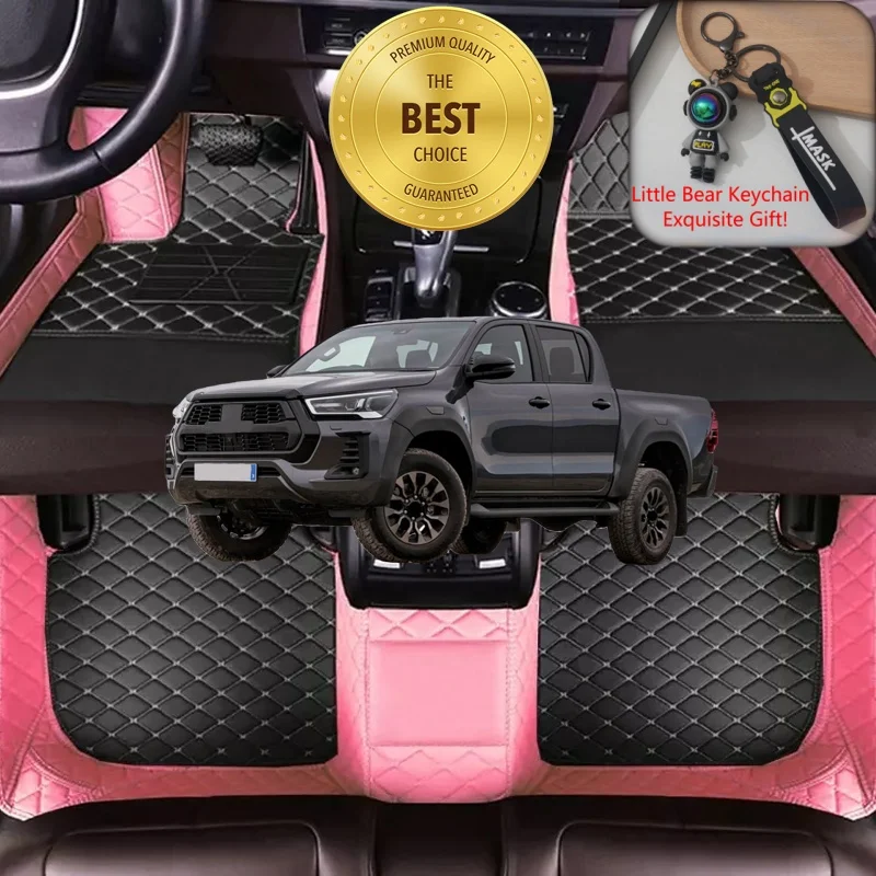 

Customized Fit for Toyota Hilux N140/AN10/AN120 Car Floor Mats Luxury Car Accessories Auto Carpet Mats Left/Right-hand Drive