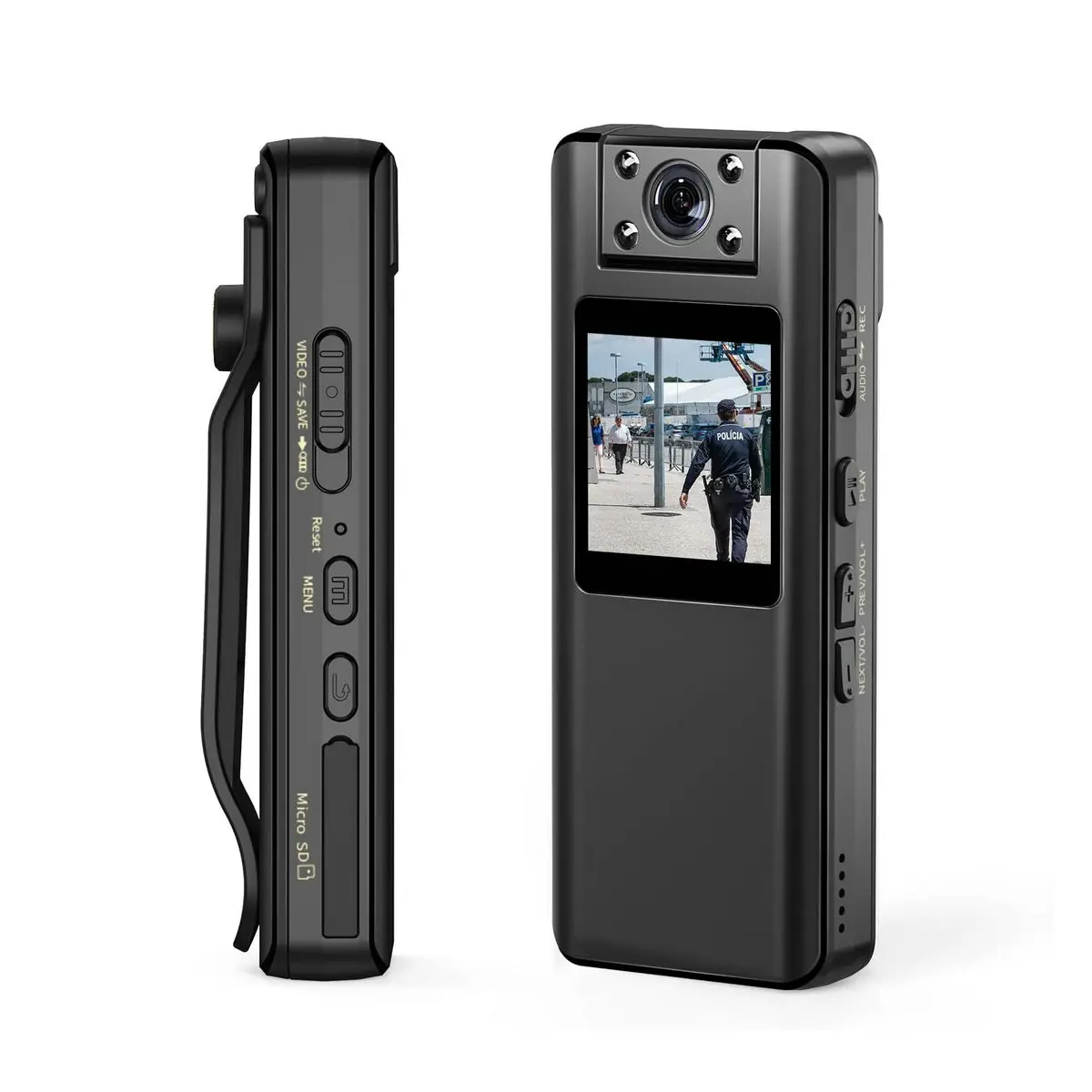 Vandlion A22 1080P Full HD Night Vision Mini Body Camera with LCD Screen Small Camcorder Bike Police Cam Sports DV