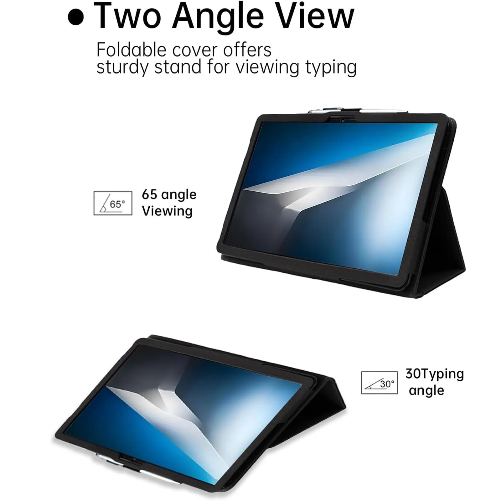 Tablet Case for DooGee T30E Protective Cover Kickstand Function Shockproof (PU leather Material)
