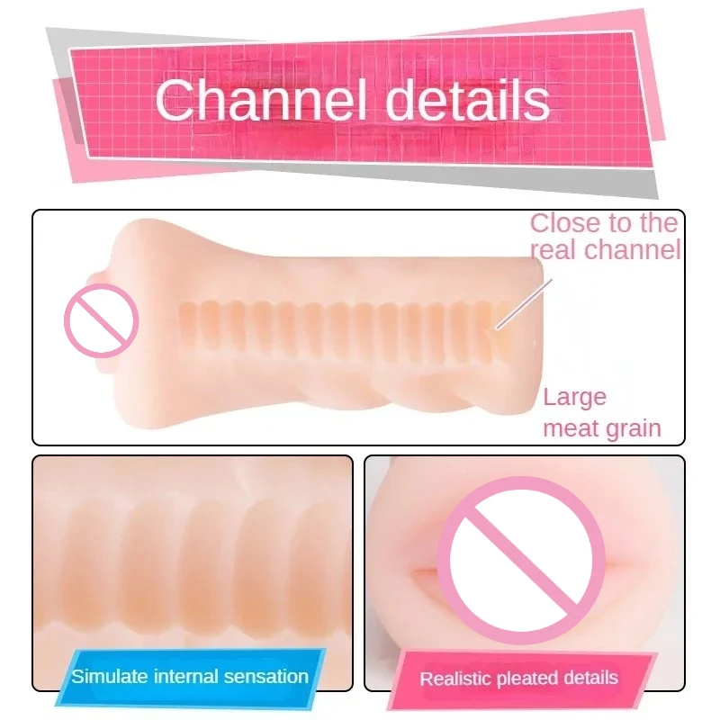 Hot Sale 3D Oral Lips Masturbator Cup, Soft TPE Reusable Aircraft Toy for Men view 2
