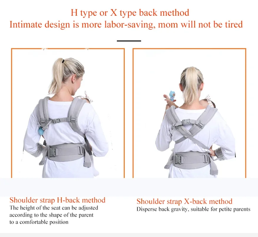 Baby Carrier Ergonomic Infant Waist Stool Newborn To Toddler Multi-use Before and After Kangaroo Bag Accessories