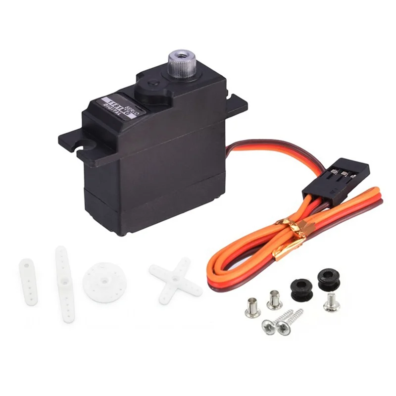 18G 3.5KG Metal Gear Digital Servo and Metal Servo Arm PDI-1181MG for WPL C14 C24 MN D90 MN99S RC Car Upgrade Parts