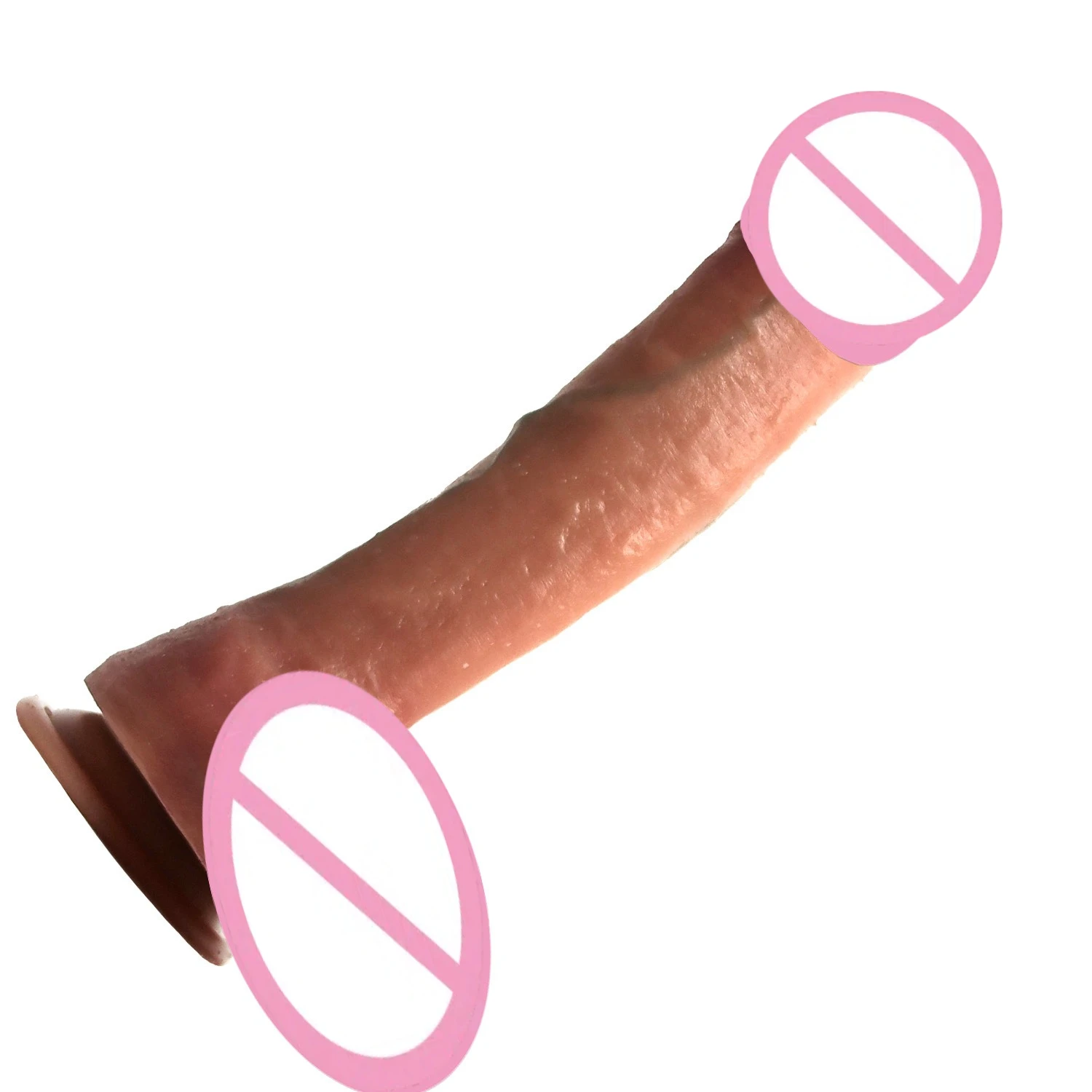 Realistic Silicone Dildo for Women, Lifelike Soft Masturbator Manual Clitoral Stimulator, Flexible Penis Adult Sex Toys