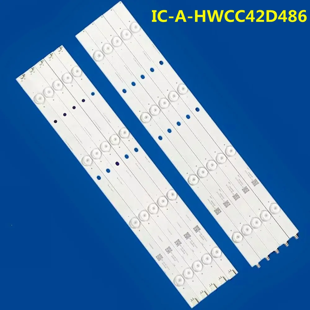 

Светодиодная лента подсветки IC-A-HWCC42D486 для TC-43SV700B TC-43DS630C TX-43ESW504 TH-43C410K TC-43ES630B TC-43FS630B F105N6P43F