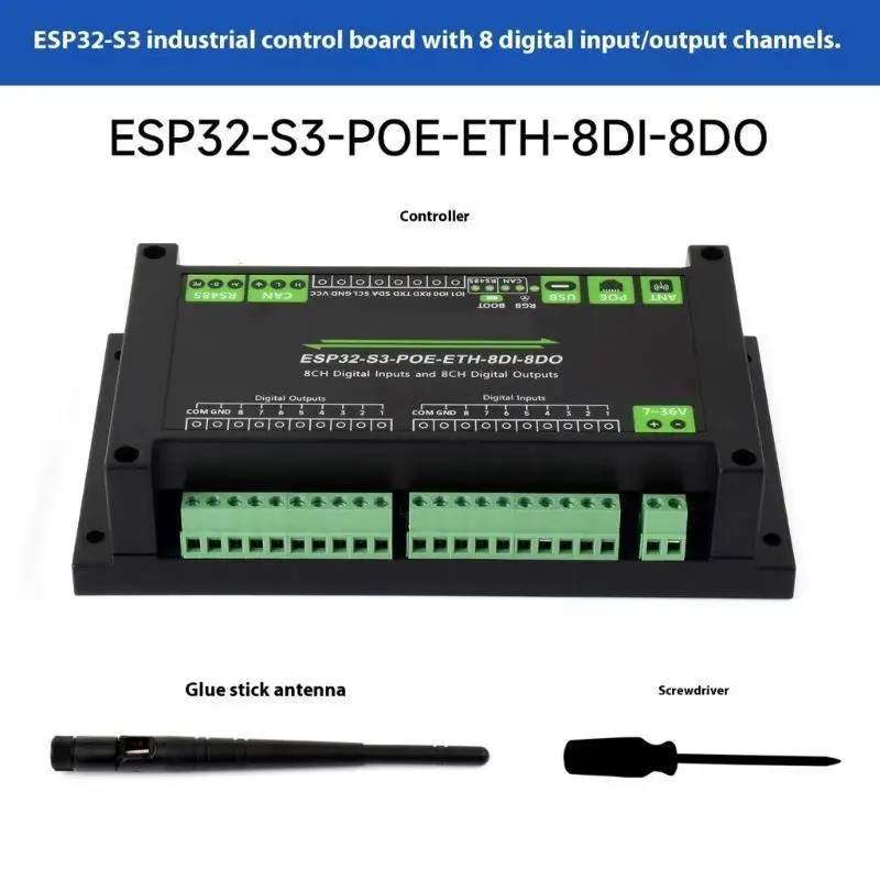 Módulo do controlador GPIO 8 canais protocolo múltiplo 652F para aplicações industriais