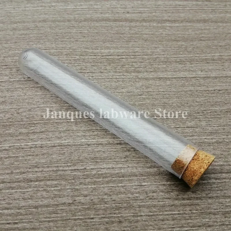 Imagem -06 - Clear Plastic Test Tubes com Rolhas Fundo Redondo Frasco de Presente de Casamento Banho Salt Party Candy Bottle 16x100 mm 50 Pcs 100 Pcs Lab