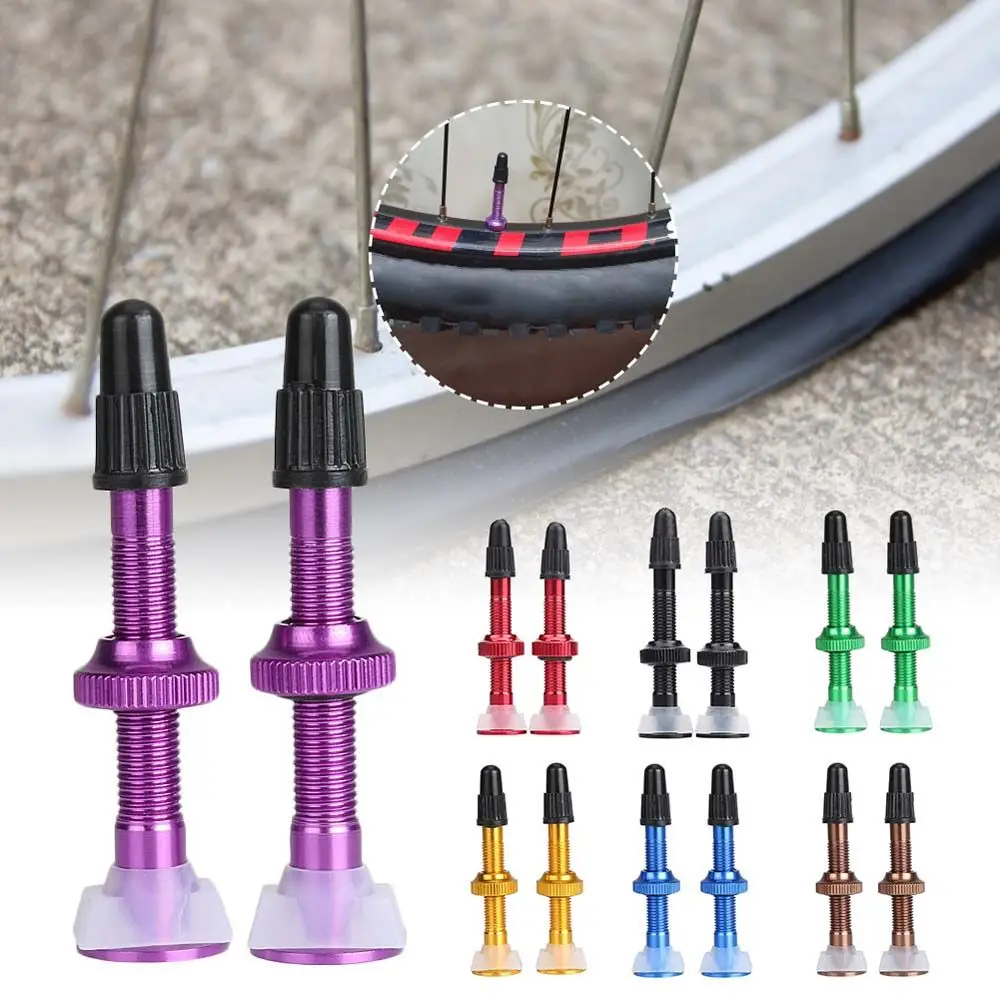 Mountain Bike Valvula Tubeless Stem Presta Valve For Road MTB Bike Aluminum Alloy Repairing Elements