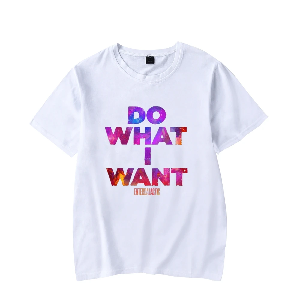 

2026 Entergalactic T-shirt Do What I Want Logo Unisex Crewneck Short Sleeve Harajuku Streetwear American Adult Anime Clothes