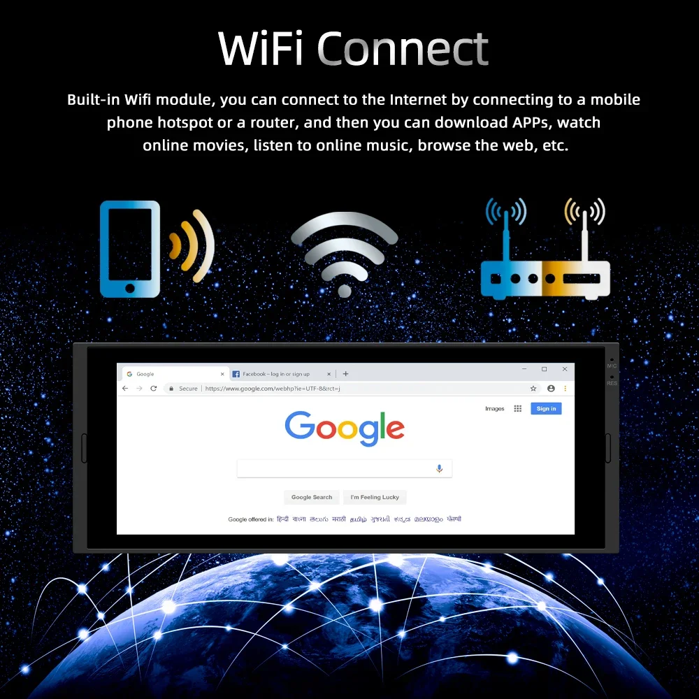 Android 11 Full Touch Screen Mirror Link 1 Din 6.9 Inch Car Stereo Radio Player With Free Reversing Camera