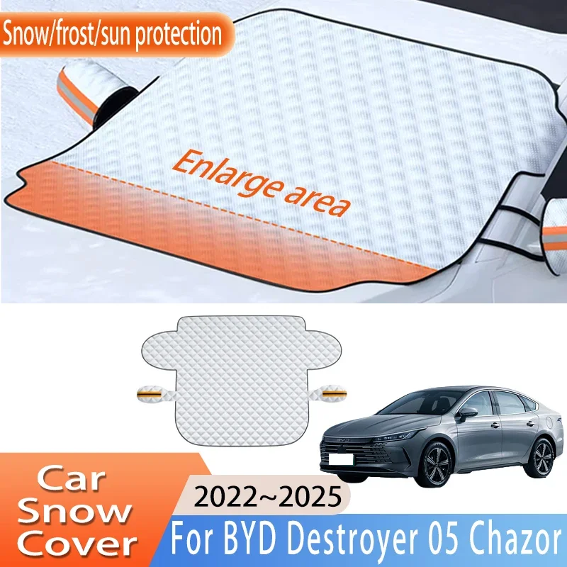 

Car Accessories For BYD Destroyer 05 Chazor 2022~2025 Front Windscreen Snow Cover Ice Frost Sun Protector Waterproof Auto Parts