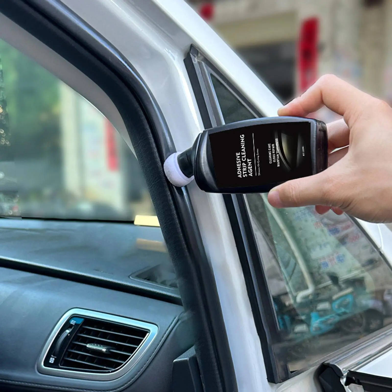 زيوت التشحيم المطاطية لنافذة السيارة 100 مللي عامل إصلاح الشريط المطاطي عامل تليين الختم المطاطي ، منظف المطاط لصيانة السيارات #1