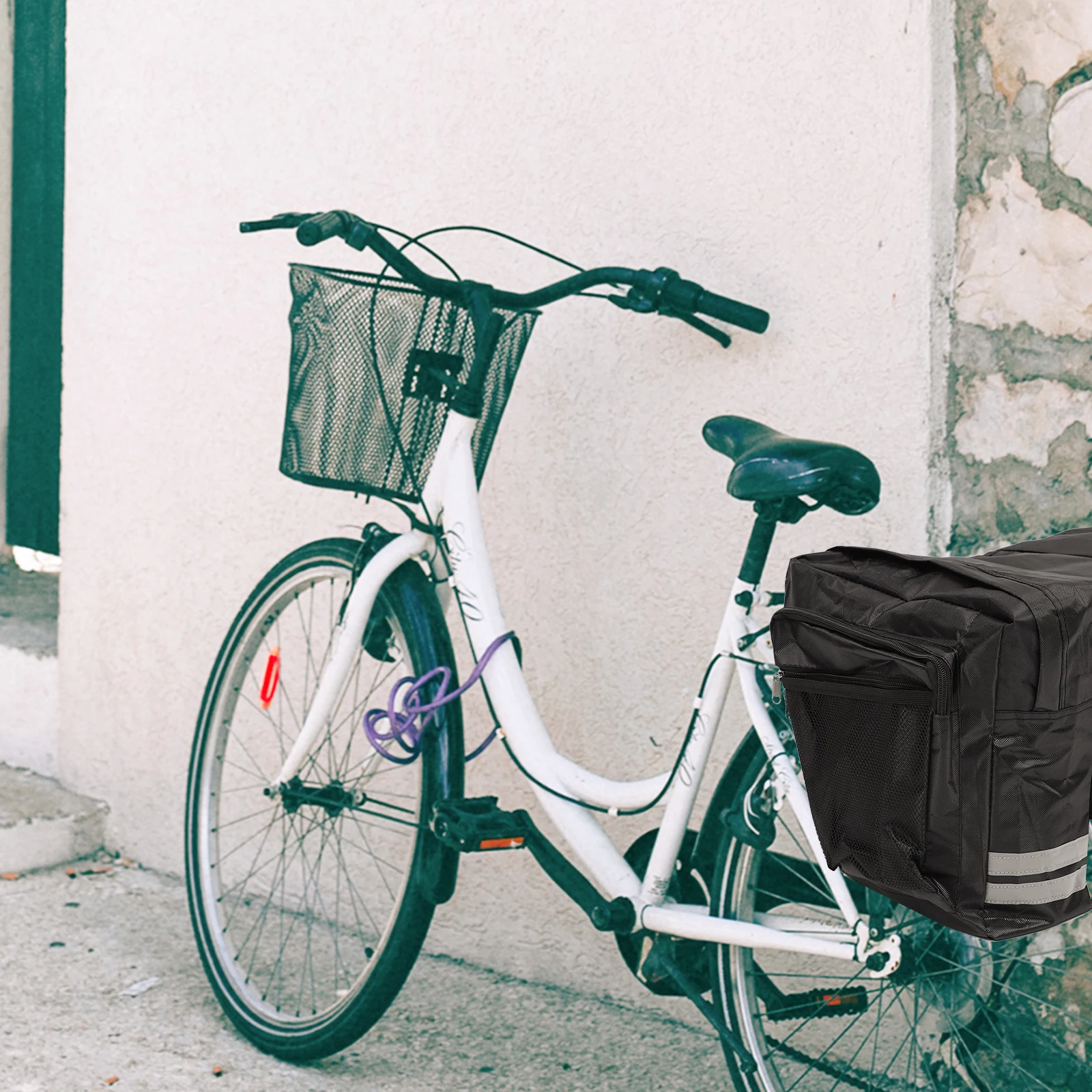 Bicycles Rear Shelf Bag Large Capacity Bike Panniers Easy Install Dual Carry Bag Cycling Accessories Bike Panniers