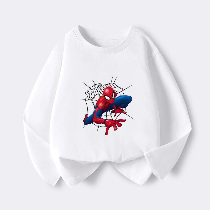 

Marvel Spider-Man Parallel Universe Kids Cotton T-Shirt Little Black Spider-Man 100% Cotton Unisex Children's Graphic Tee