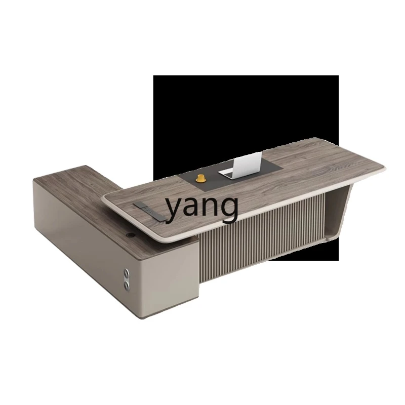 LH simple modern desk manager table and chair combination Dong furniture paint table