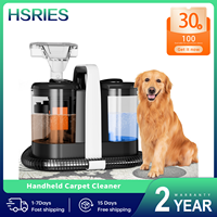 HSRIES Portable Fabric Cleaner High Power Efficient Dual Tank Low Noise for Sofa Carpet Mattress Home Cleaning Machine