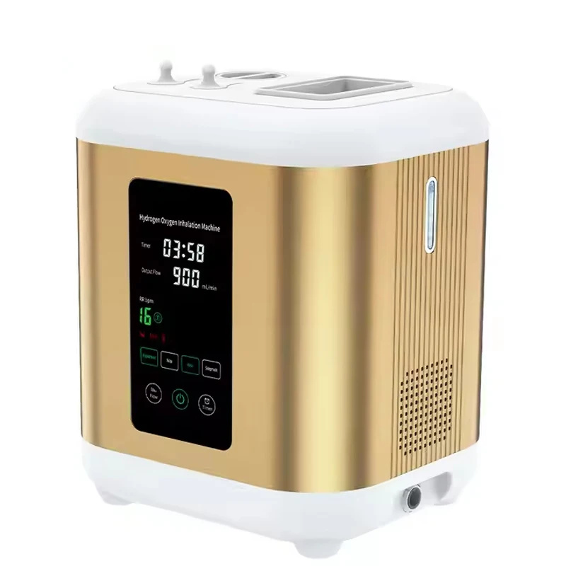 Home Use PEM HHO Therapy Hydrogen H2 Generator Inhaler 600ML/900ML 99.99% Pure Oxyhydrogen Inhalation Therapy Machine