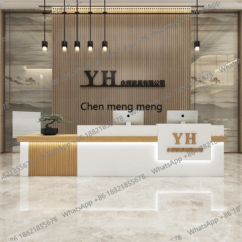 

New arrive Luxury Organizers Reception Desks Design Shop Modern Hotel Bar Restaurant Reception Desks Company Scrivania Trendy Fu
