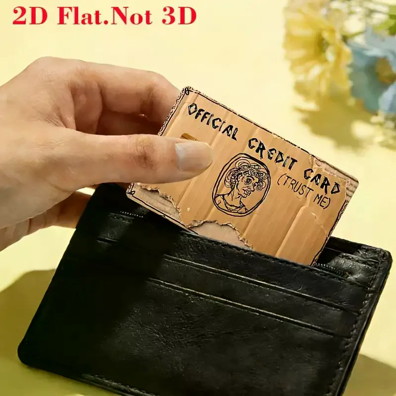 Funny Credit Card Sticker 2D Flat Skin PVC Waterproof Debit Card Cover Decal Bank Card Protector No Bubble EBT Gift