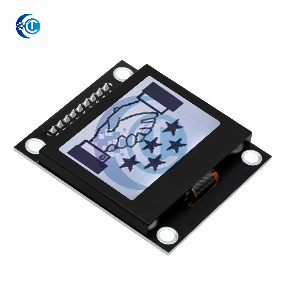 وحدة شاشة LCD12864-03A 12864: منفذ تسلسلي، واجهة SPI، إطار حديد - مثالية لـ Arduino