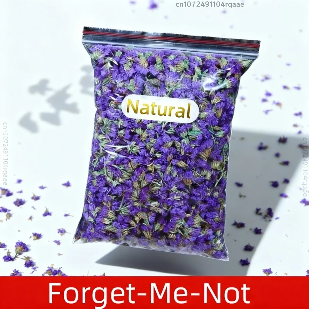Natural Blue Forget-me-not Dried Flowers - DIY Candle Making Supplies Home Wedding Decor Handcraft Soap Craft Materials