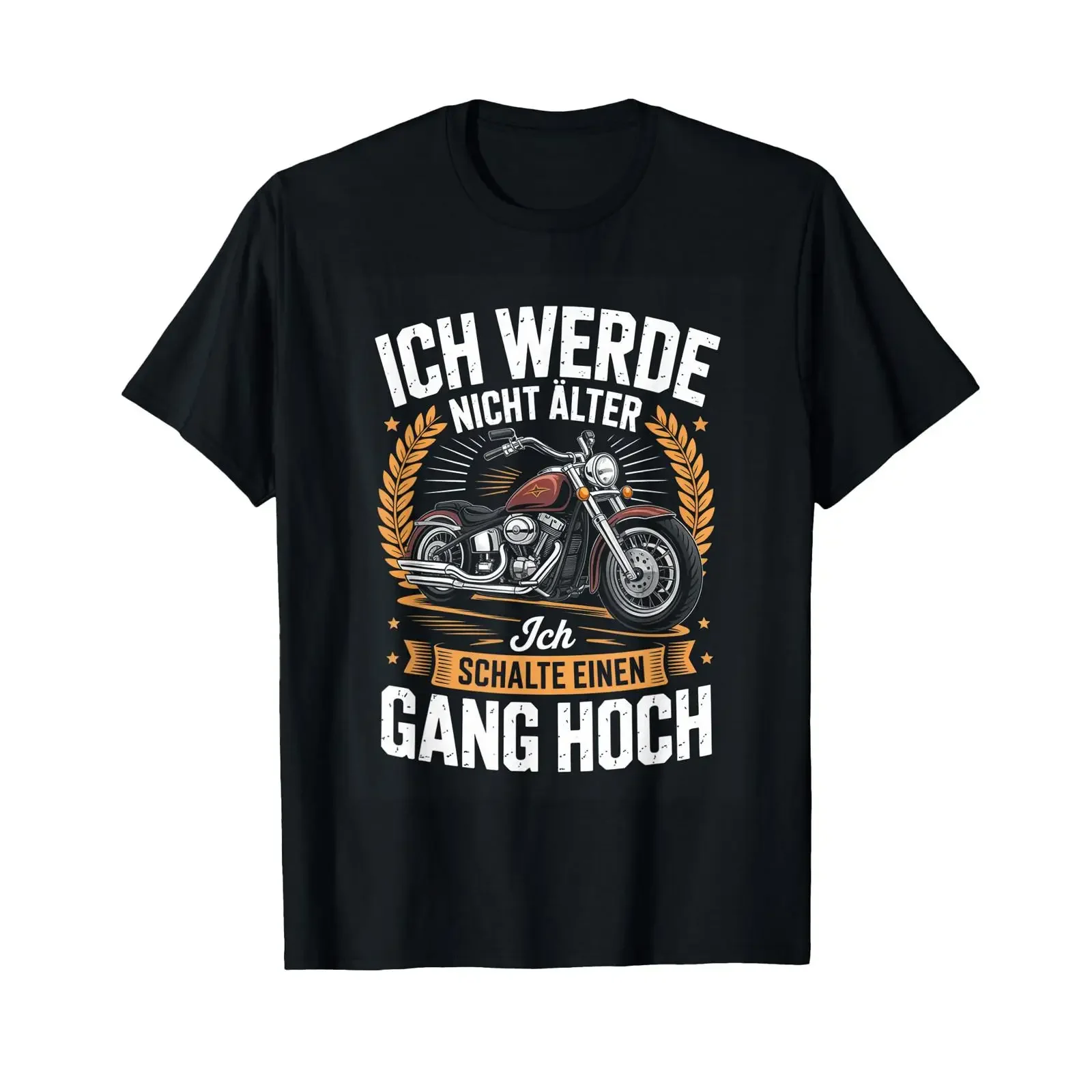 Biker Motorcycle I Don't Get Older Shift Gears T Shirt vintage Washed Top For Everyday Wear Versatile Stylish fashion Soft