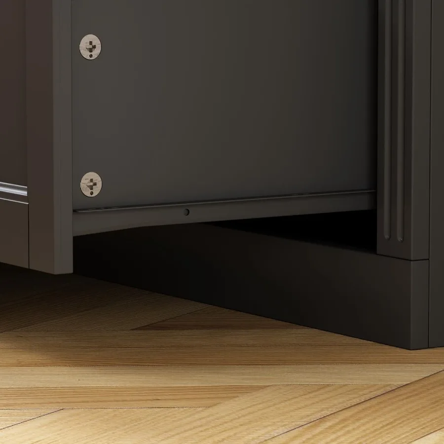 خزانة كتب طويلة بأبواب زجاجية 47.2 رف كتب كبير واسع 4 طبقات مع 4 أدراج خزانة عرض تشي خزانة للعيش Ro