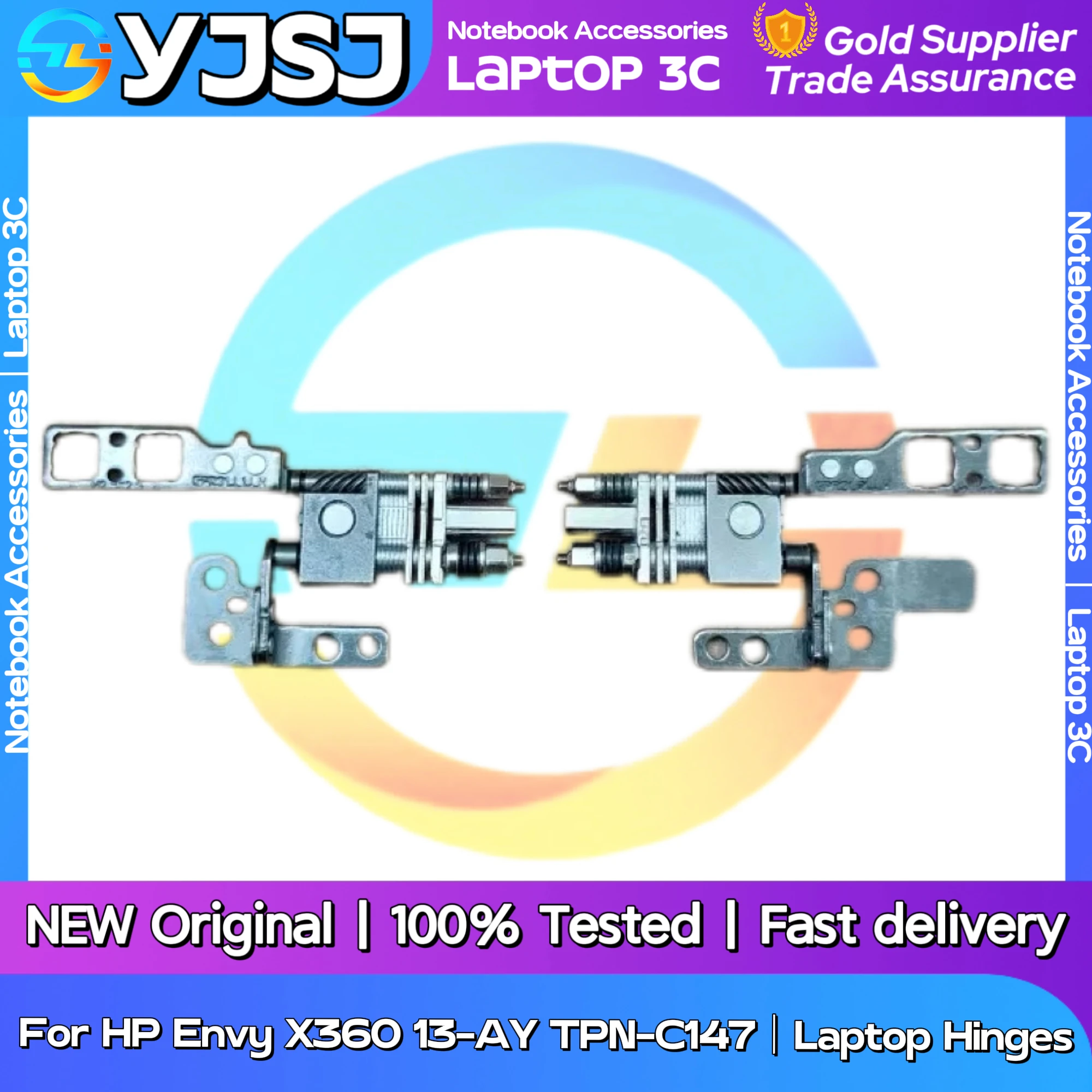 

New Original Laptop Notebook Hinges For HP Envy X360 13-AY 13-BD TPN-C147 AM2UT000100 AM2UT000200 built-in left and right Hinges