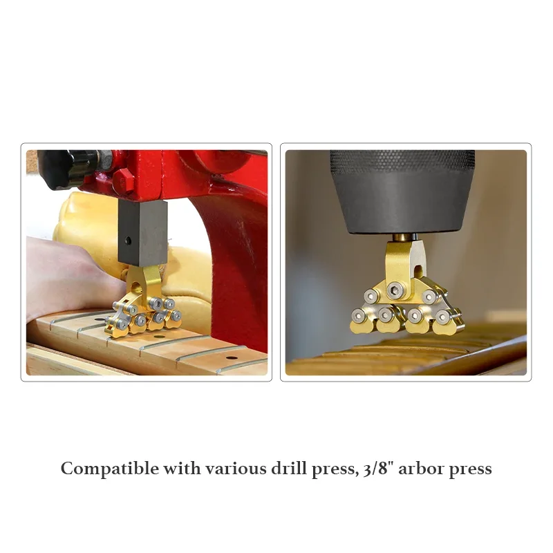 أداة ضغط الحنق الكسورية V3، أداة ضغط نصف القطر ذاتية التكوين، مصممة لتركيب الجيتار، فكي الحساء ماك 1 و 2