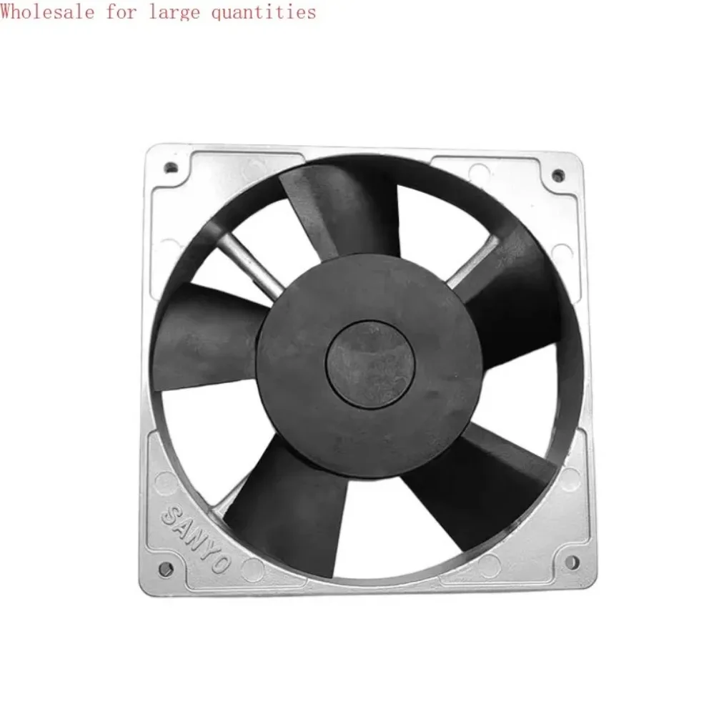 109S085 12025 Dual Ball Aluminum Frame Axial Fan For GL AC100V 0.16A 12W Cabinet Cooling Vent Fan (007)