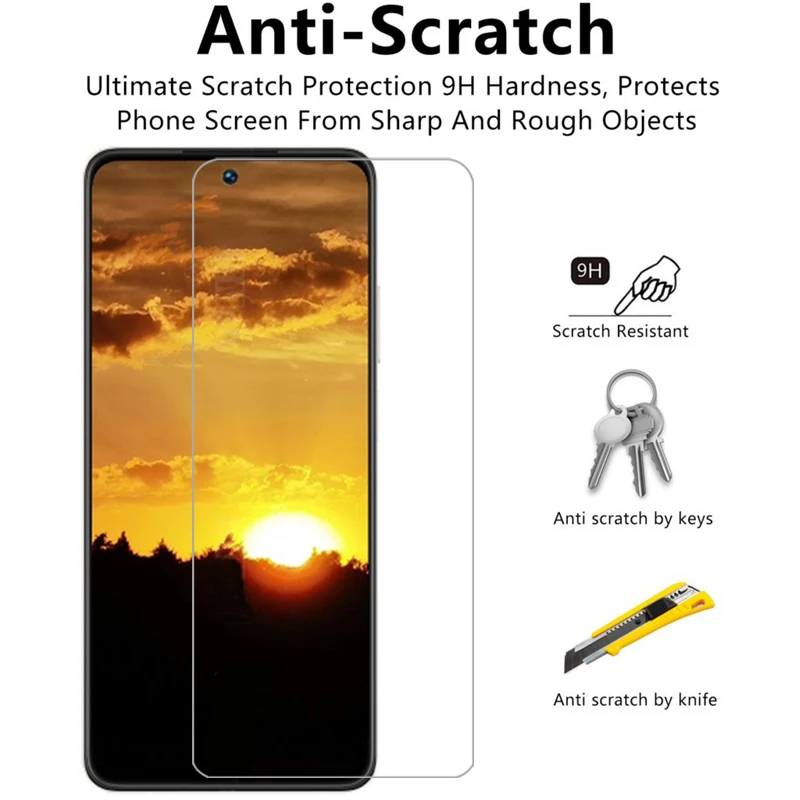 واقي شاشة لهاتف Realme C55 من الزجاج المقسى الواقي على Realmec55 c 55 55c فيلم هاتف جلاس Realmi Real me Real relali relme reame