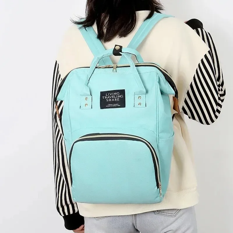 Neuer modischer Oxford-Rucksack mit multifunktionaler, verschleißfester Isolierung, großes Fassungsvermögen, Reißverschluss, Mamatasche, Rucksack für Reisen