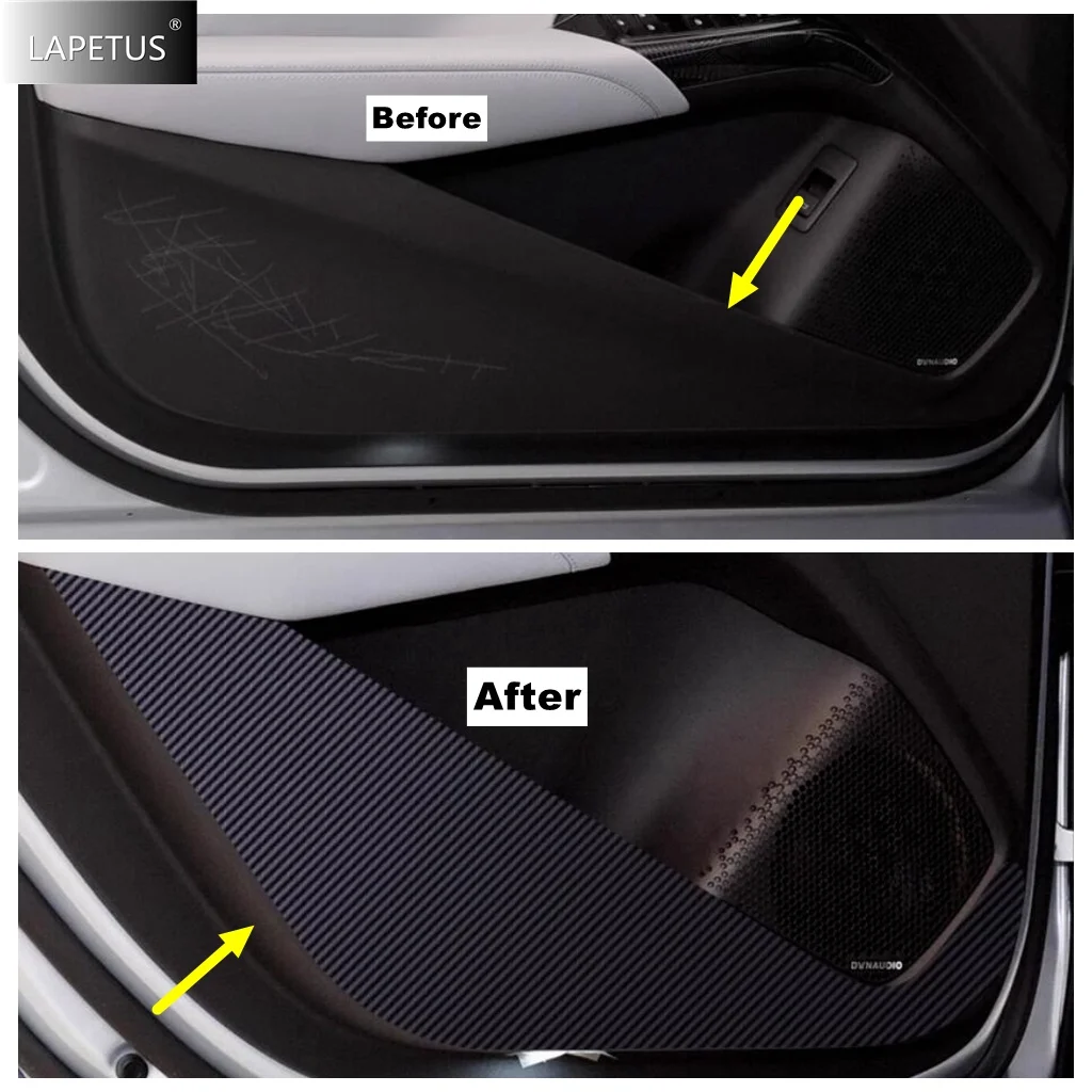 

Fit For BYD Seal EV 2022 - 2024 Car Door Anti Kick Pad Edge Film Protect Carbon Fiber Look Sticker Interior Modified Accessories
