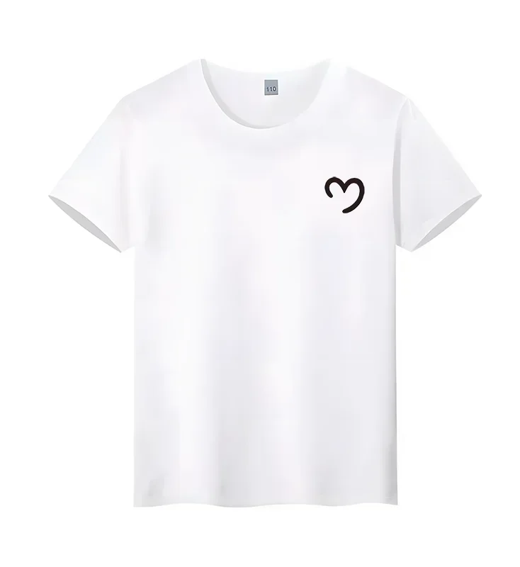 Fun Cartoon Character Pure Cotton Printed Men's and Women's Loose Casual Short Sleeved Summer New Personalized Fashion T-shirt