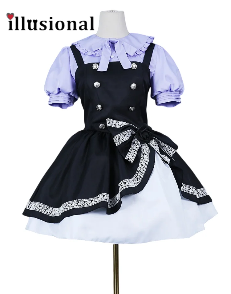 

illusional Anime Love Chunibyo Other Delusions Cosplay Takanashi Rikka Cosplay Costume Gothic Dress female Halloween Costumes