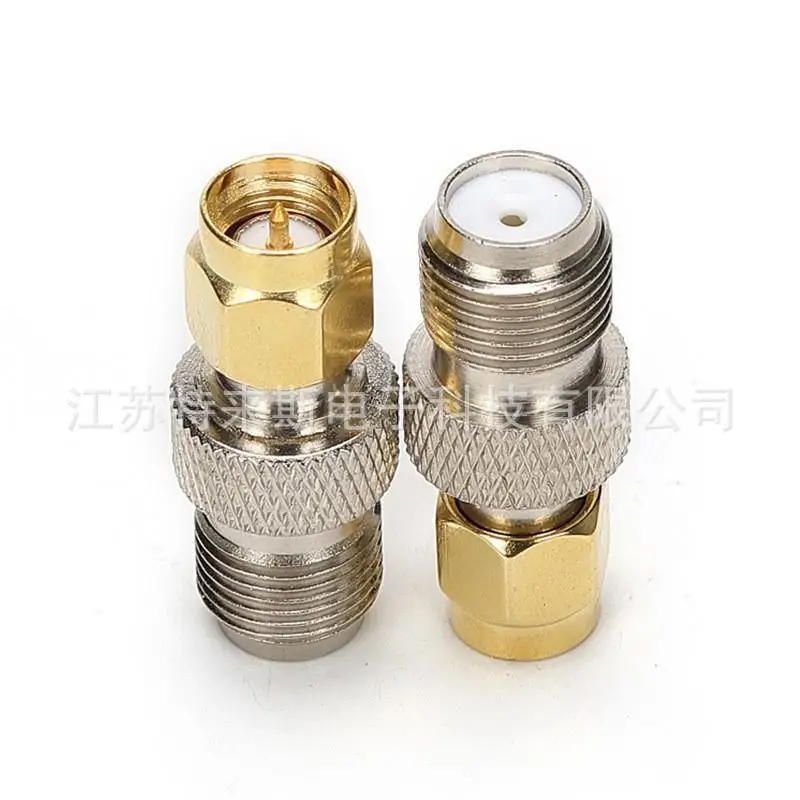 2pcs/Group SMA Male Turn F Female Copper RF Conversion Head Smaj/FK SMA Internal Thread Inner Needle Turn F External Thread Inn