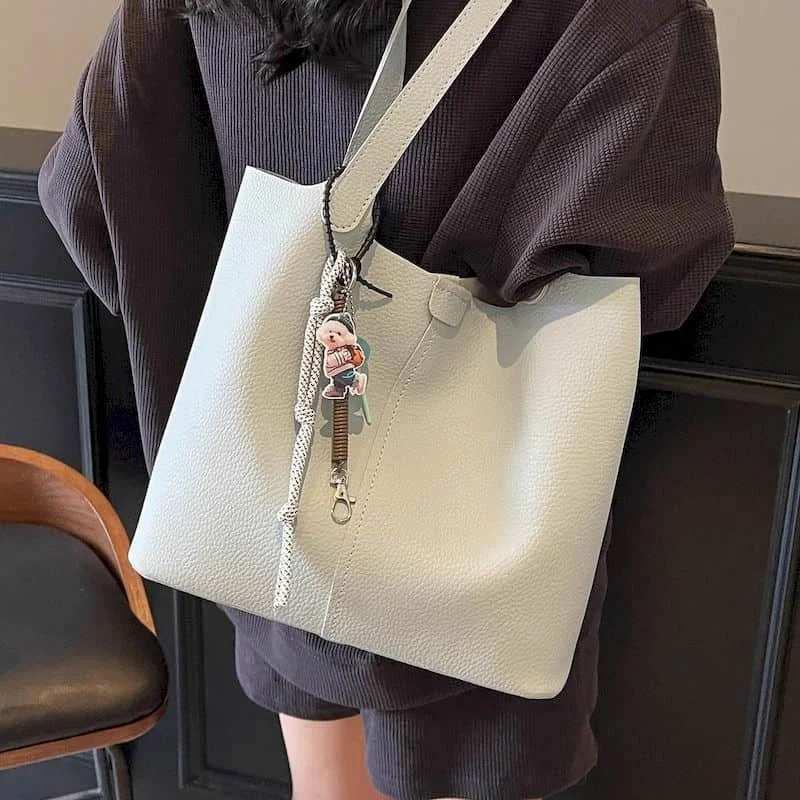 

Кожаные сумки на плечо для женщин, сумки в корейском стиле, универсальные минималистичные роскошные офисные женские сумки высокого качества, винтажные сумки-тоут