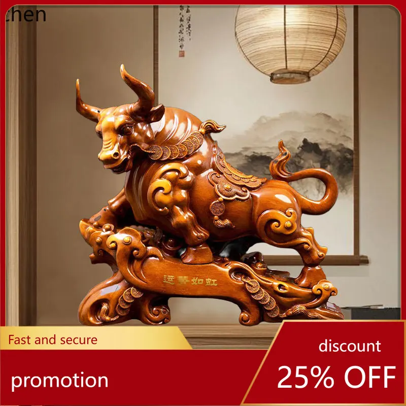 

LXC Wealth Resin Wine Cabinet Ornament High-End Fortune Housewarming Gift Entrance Decoration Item