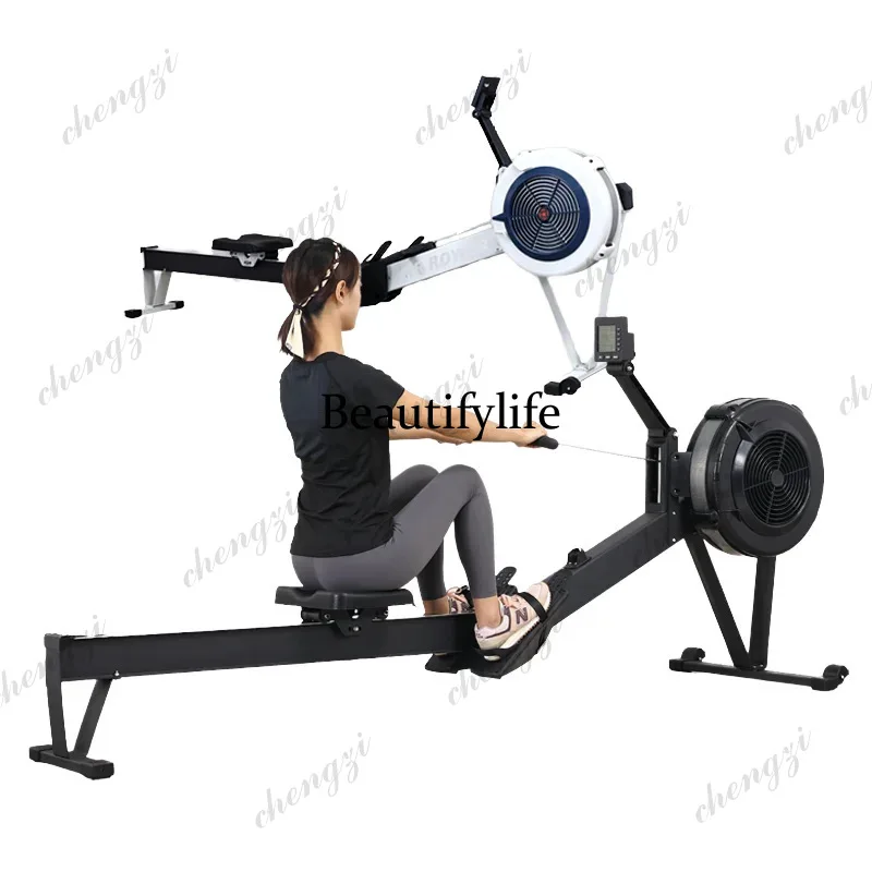 Wind resistance rowing machine Commercial silent rowing home Smart gym equipment Ski machine