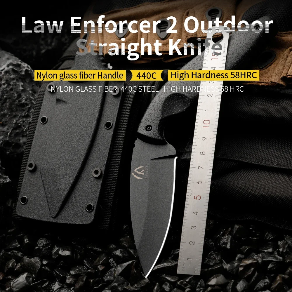 

Высококачественное многофункциональное фиксированное лезвие - нож для кемпинга, спасения и выживания в чрезвычайных ситуациях, мужской подарок