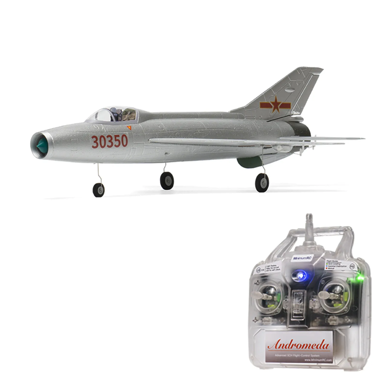 MinimumRC ChengDu J 7 30Mm Ducted Fan 4 Channel Fixed Wing RC Airplane Model Hobby Toy For Adult Aviation Enthusiasts