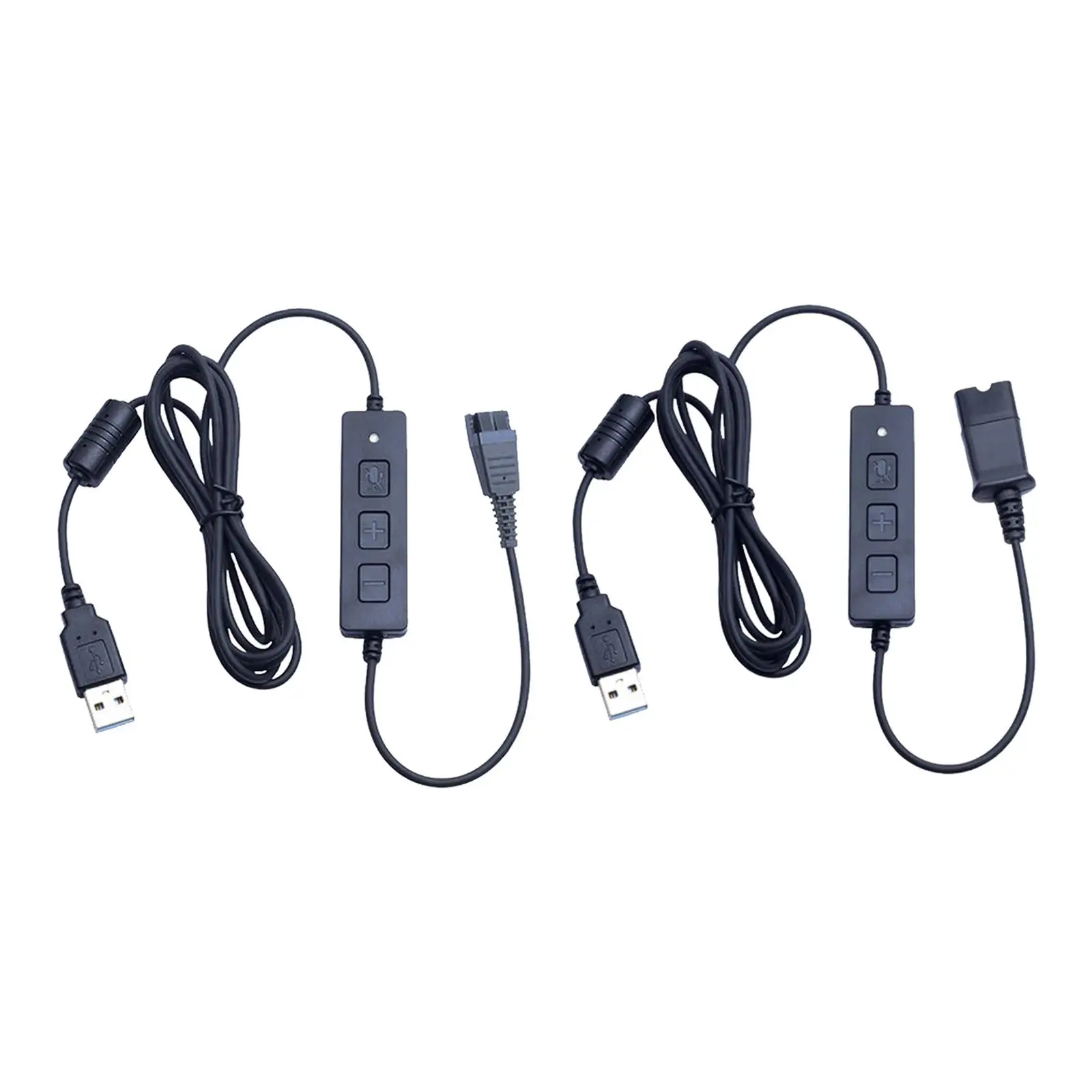 Quick disconnect from headset Qd connector Qd cable to USB jack for