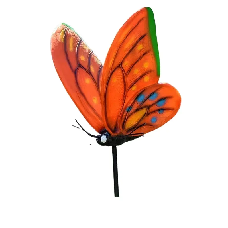 

Outdoor butterfly sculpture simulation animal sketch FRP sales department courtyard garden landscape decoration ornament